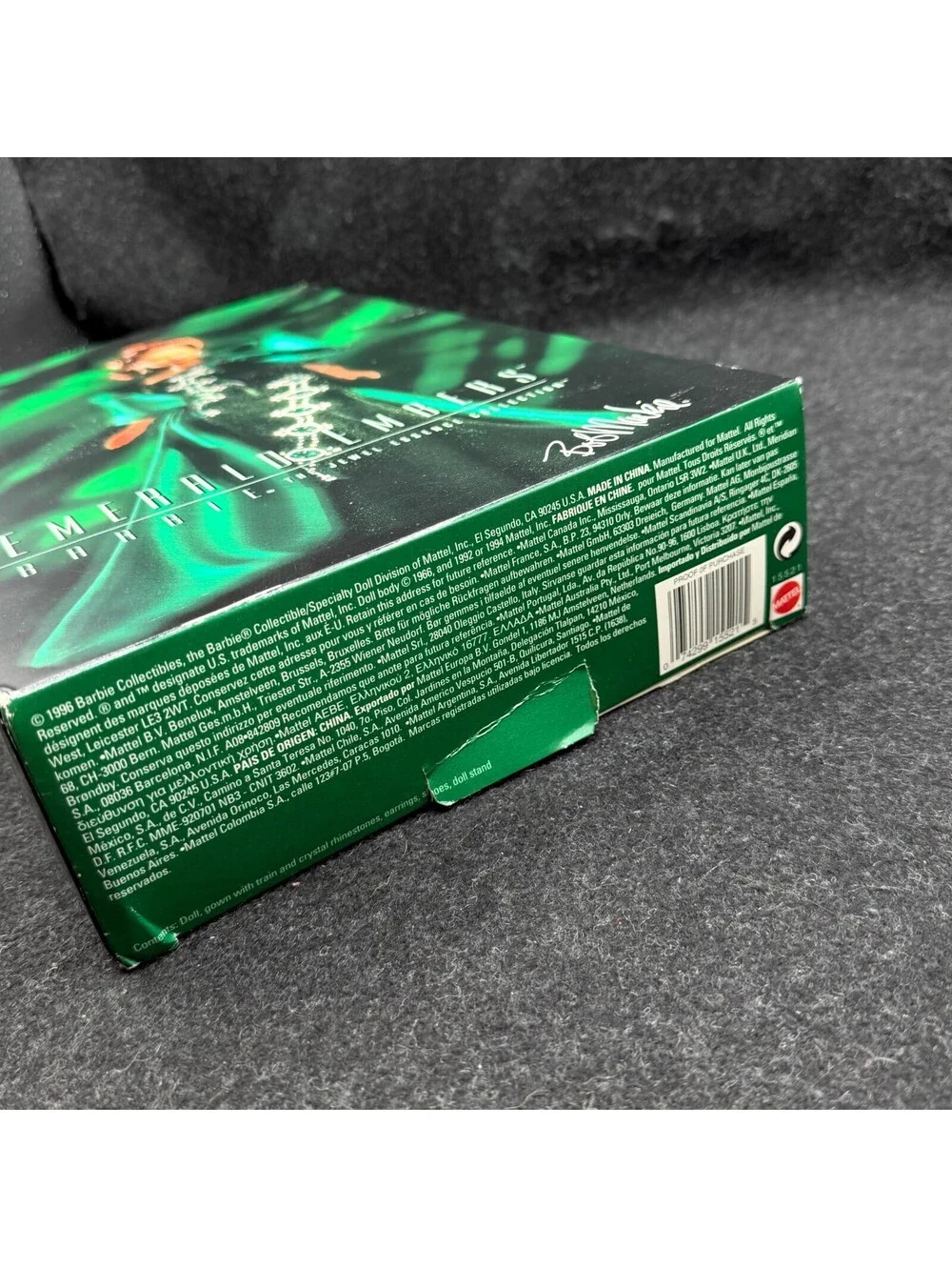 Bob Mackie Emerald Embers Barbie [15521] The Jewel Essence Collection NRFB